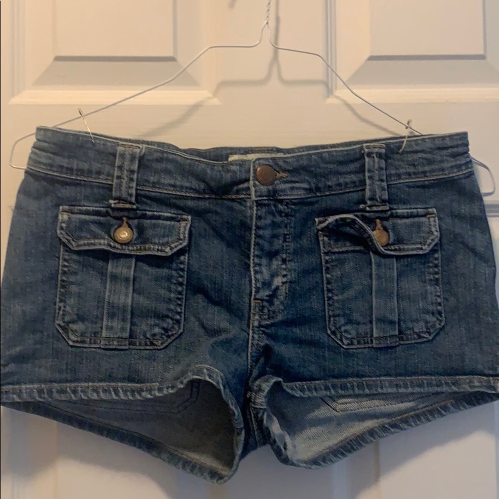Abercrombie and Fitch denim stretch shorts sz 10